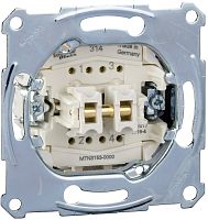 Выключатель кнопочный без накладки без рамки Schneider Electric Merten System M 2-кл.  картинка